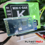 BTU Bluetooth and 3Axis Gyro KBAR Upgrade V2.0 K8 Flybarless Systerm FBL 